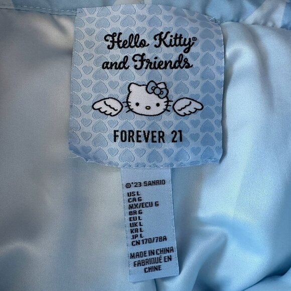 Hello Kitty and Friends x Forever 21 Blue Heart Snow Ski Pants Womens Large - Picture 10 of 12
